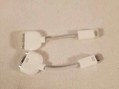 (2) Mini DVI To VGA Monitor Video Adapter Cable ~ Apple IMac & MacBook Computer • $19.95