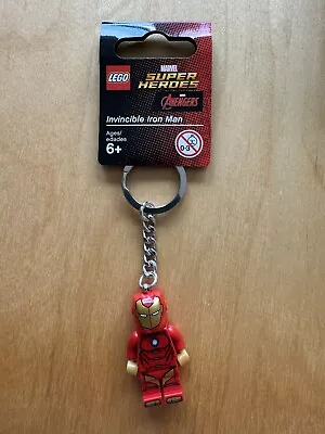 Lego Marvel Super Heroes Keyring / Keychain 853706 Invincible Iron Man New • £10