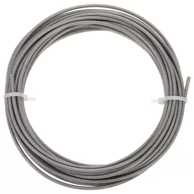  Rubber Coated Wire Rope Pvc Heavy Duty Lanyard Tv Rack Cable • £11.48