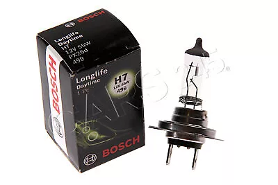 H7 Halogen Bulb 12V 55W LONGLIFE DAYTIME BOSCH 2 Stück 1987302078 • $17.69