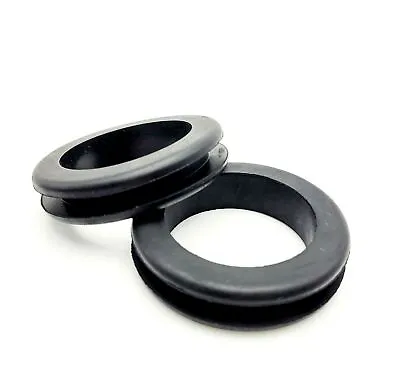 2  Panel Hole Rubber Wiring Grommets 1 3/4  ID For 1/4  Thick Wall  2 1/2  OD • $21.89