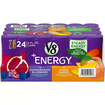 $49.99 • Buy V8 +Energy Variety Pack (8oz / 24pk) A Healthy Energy Drink 24 Cans