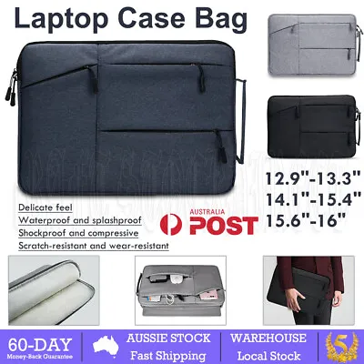 $15.75 • Buy 13/15/16  Waterproof Laptop Sleeve Carry Case Cover Bag MacBook Lenovo Dell HP