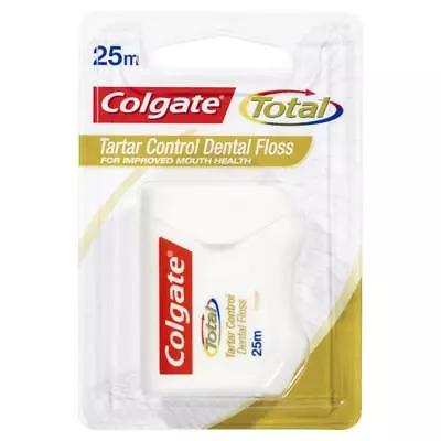 Colgate Total Tartar Control Durable Oral Care Dental Floss 25m – Brand New • $13.50