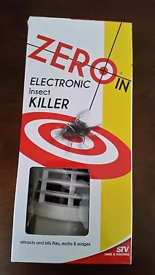 Zero In High Voltage Electronic Insect Killer Kills Flies Moths & Midges NEW • £25