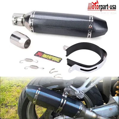 38-51mm Motorcycle Slip-on Exhaust Muffler Pipe DB Killer Universal Street Bike • $46.01