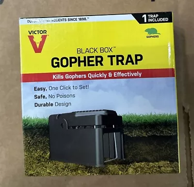 Brand New Victor Black Box Gopher Trap Model 0626 Easy To Set - Free Shipping! • $14.95