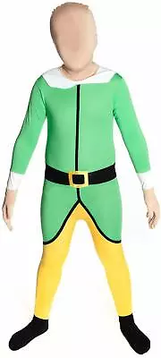 Kids Elf Morphsuits Childs Costume Medium 3 11 - 4 5 (120cm - 135cm) NEW C3 • $16.99