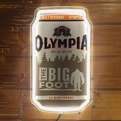 OLYMPIA BEER Can LED Neon Sign - Vintage Style Bar Pub Man Cave Light K1 • $7.99