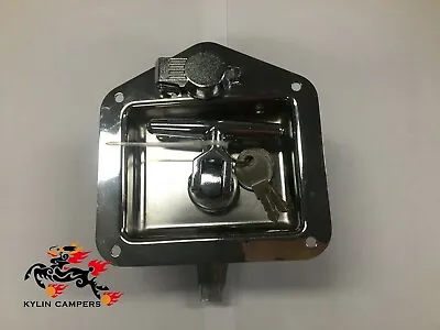 Stainless Steel Folding T Handle Lock For Canopy Toolbox Truck Trailer Camper *2 • $28