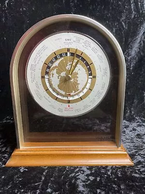 Vintage Verichron World Time Clock W/ Sweeping Second Hand  Japan Quartz • $29.99