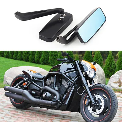 Rectangle Motorcycle Mirrors For 2007 2008 2009 Suzuki Boulevard M109R C90 C50 • $29.79