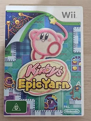 Kirbys Epic Yarn - CIB - Nintendo Wii • $65
