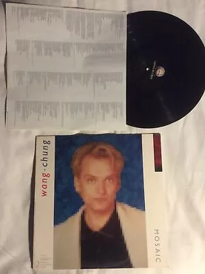 Wang Chung 12” Vinyl LP Mosaic 1986 Geffen & Sleeve • $9.99