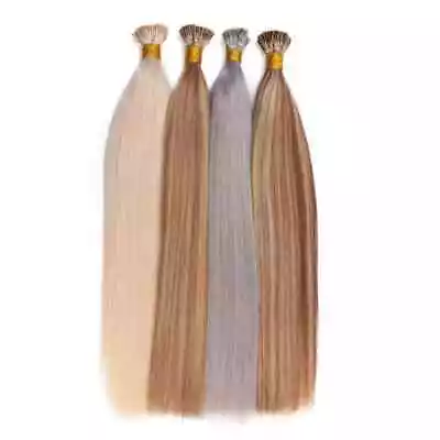 Straight Real Hair Extensions 40g/50g/Set 12-26inch Capsules Human Fusion Hair • $42.41