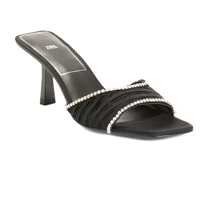 $29.95 • Buy ZARA Sandals Sz 6.5 Dress Heels 💎 Stud Trim BRAND-NEW W/tags 💎SHIPS FREE💎