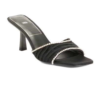 $29.95 • Buy ZARA Sandals Sz 6.5 Dress Heels 💎 Stud Trim BRAND-NEW W/tags 💎SHIPS FREE💎