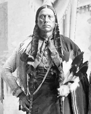 Comanche CHIEF QUANAH PARKER Glossy 8x10 Photo Native American Poster Print • $5.49