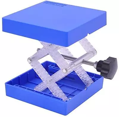 Lab Jack Laboratory Stand Table Scissor 100 X 100mm 4  X 4  Lift T • $18.94