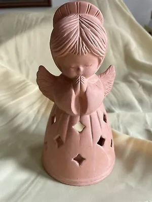 Angel Votive Candle Holder *Very Pretty 6.5” T - Clay *Any Home DECOR - Nice New • $3.50