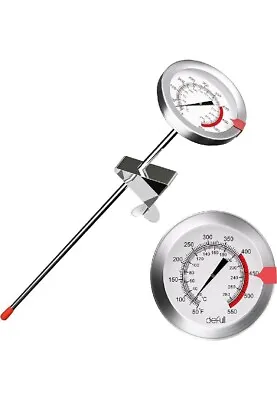 £9.99 • Buy 9  Deep Fry Thermometer Stainless Steel Instant Read Dial BBQ Grill Kitchen