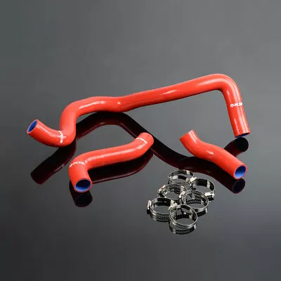 Fit For VW Golf Bora Jetta MK4 IV 1.8T Turbo Silicone Radiator Coolant Hose Red • $33.34