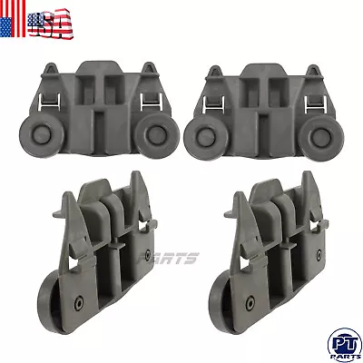 SET Of 4 Dishwasher Rack Roller For Whirlpool W10195417 AP4538395 PS2579553 • $12.60