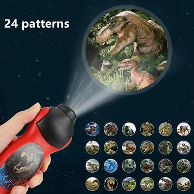 £10.69 • Buy Dinosaur Torch Projector LED Flashlight Children Kids Educational Toys Gift UK