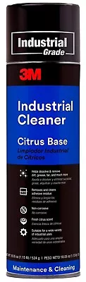 3M Industrial Cleaner And Degreaser Citrus Base Net Wt 18.5 Oz Removes Sticky • $32