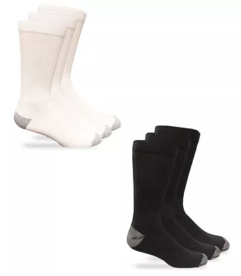 Carolina Ultimate Mens Big & Tall Cushion Sport Work Boot Crew Socks 3 Pair Pack • $11.99