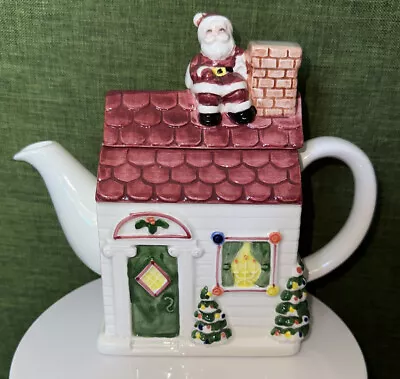 Otigari Japan Mary Ann Baker Design Santa Tea Pot • $12.99