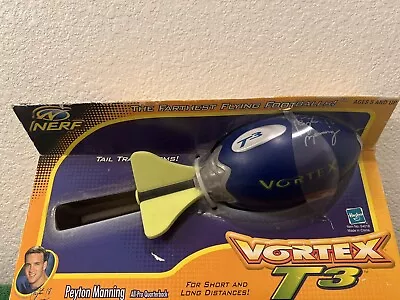 Vintage Original 90s NERF Vortex Howler Foam Football Purple And Green Rare NOS • $69.99