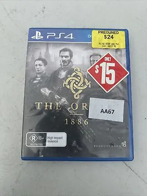 The Order 1886 PS4 PlayStation 4 Free Postage A034 • $20