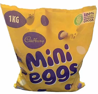 Cadbury Mini Eggs Mega Pouch 1Kg Easter - Milk Dairy Chocolate Gift Bag Treat • £24.99