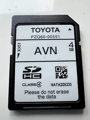 Genuine 2012 Toyota Landcruiser Fj Australia Gps/ Nav Sd Map Card Pzq60-00551 • $160