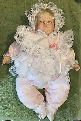 $49.97 • Buy 1992 Val Shelton Baby Doll 20/500 Blonde Hair Blue Eyes