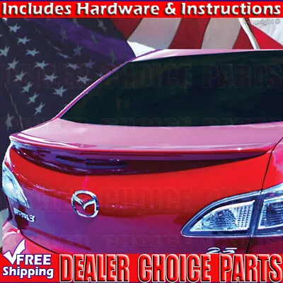 2010 2011 2012 2013 Mazda 3 Factory Style Lip Spoiler Trunk Wing UNPAINTED • $45.47