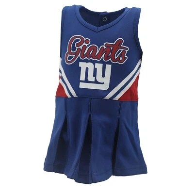 $15.26 • Buy New York Giants NFL Infant & Toddler Cheerleader Outfit With Bottoms Combo Set