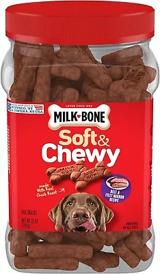 Milk-Bone Soft & Chewy Dog Treats Beef & Filet Mignon Recipe 25 Ounce • $18.83
