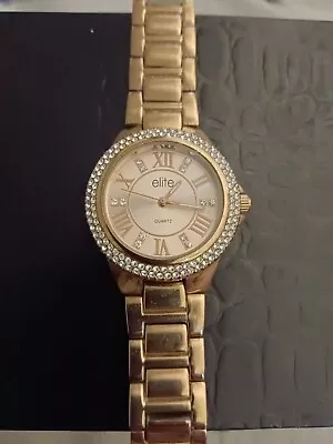 Ladies Rose Gold Elite Watch - Used But In Great Condition  • $10