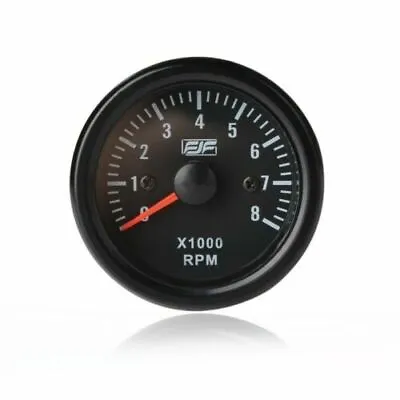 $17.83 • Buy 2 Inch 52mm Electrical Tachometer Gauge For 0-8000 RPM LED Display Universal
