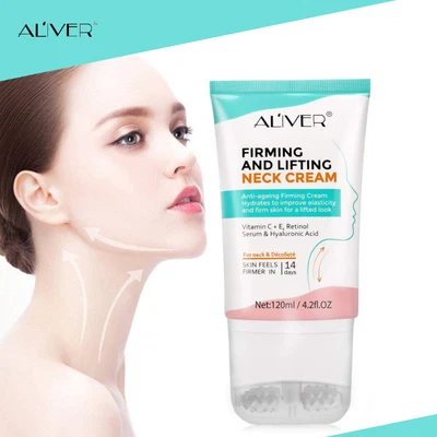 $16.90 • Buy Neck Firming Cream Massage Skin Roller Anti Aging Wrinkle Saggy Lifting Chest