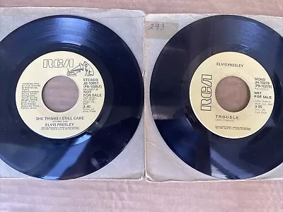 ELVIS PRESLEY  7” Vinyl Record Promo Lot (VG) • $4