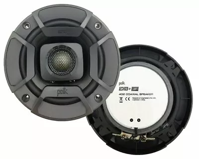 Polk Audio DB402 DB+ 4'' 2-Way Speakers Car / Marine / UTV / ATV Speaker Pair • $55.96