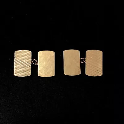 9ct Gold Cufflinks 375 Fine Jewellery Fully Hallmarked Mens 7.04g RMF03-LW • £72