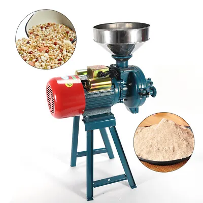 $225.05 • Buy 220V Electric Grinder Machine Mill Grinder Cereal Corn Wheat Crusher Dry Powder
