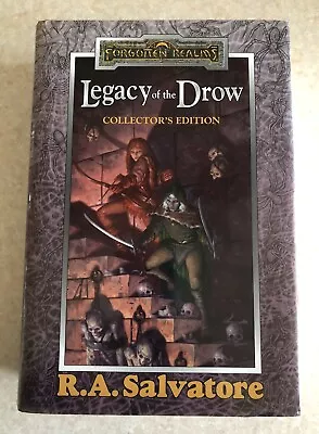 Forgotten Realms - RA Salvatore Legacy Of The Drow Hardcover Collector’s Edition • £20