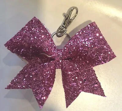  Chunky Glitter Cheerleading Cheer Keyring Bag Charm In 11 Colours • £4.50
