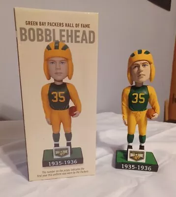 Green Bay Packers NFL Bobblehead 1935-1936 Hall Of Fame • $59.99