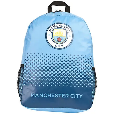 £25 • Buy Manchester City Football Fade Backpack Gym School Bag - Kids